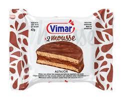 ALFAJOR VIMAR X2 MOUSSE X 42G.