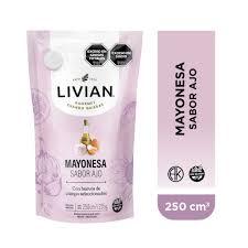 MAYONESA LIVIAN SAB.AJO X 250G.