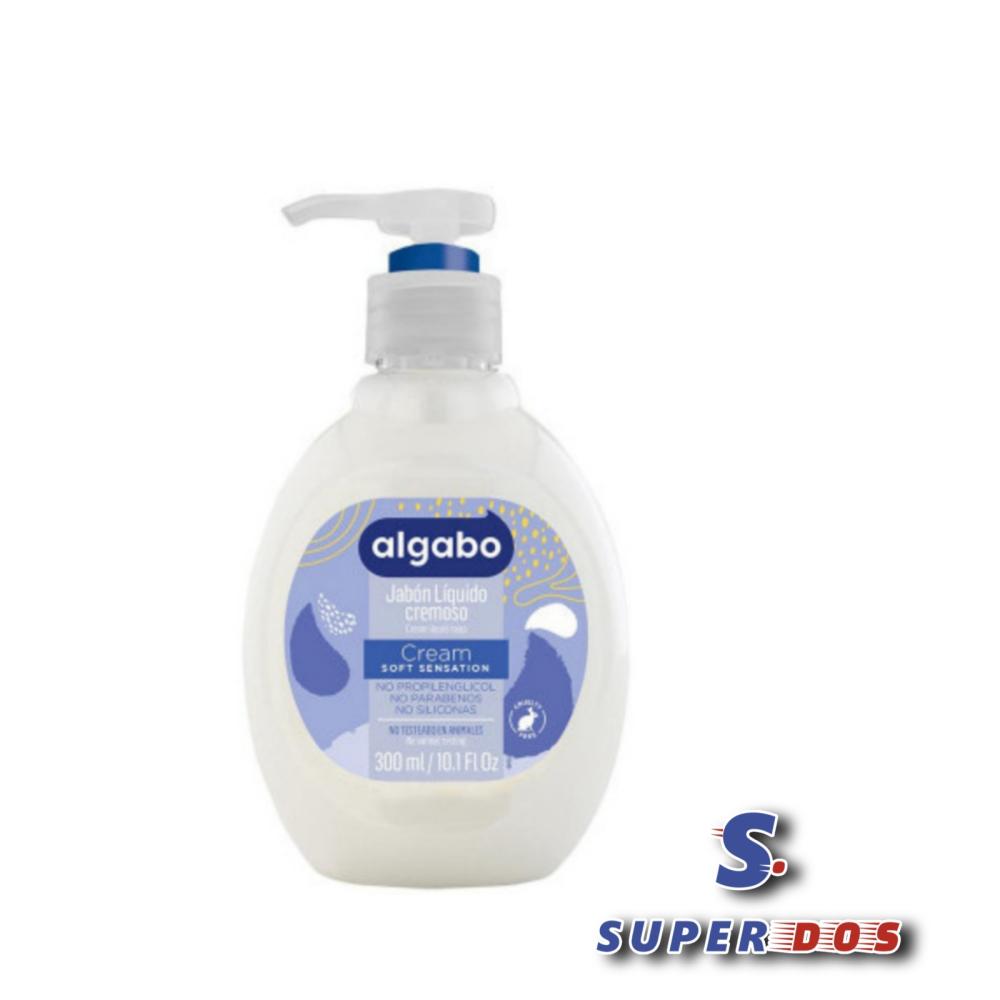 JABON LIQ.ALGABO CREA SOFT SES.X 300ML.C/VAL.