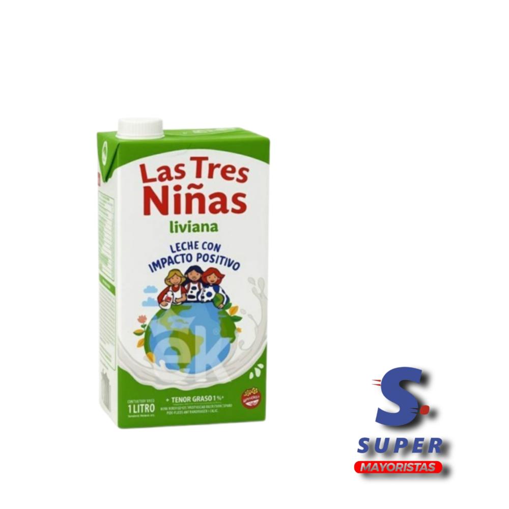 LECHE LAS TRES NI?AS LIVIANA P.DESC. X 1L.