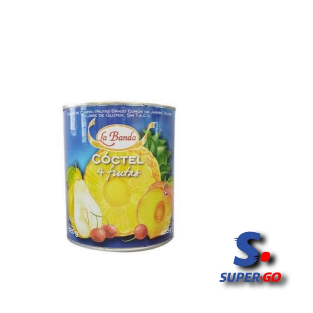 COCTEL LA BANDA 4 FRUTAS X 850G.
