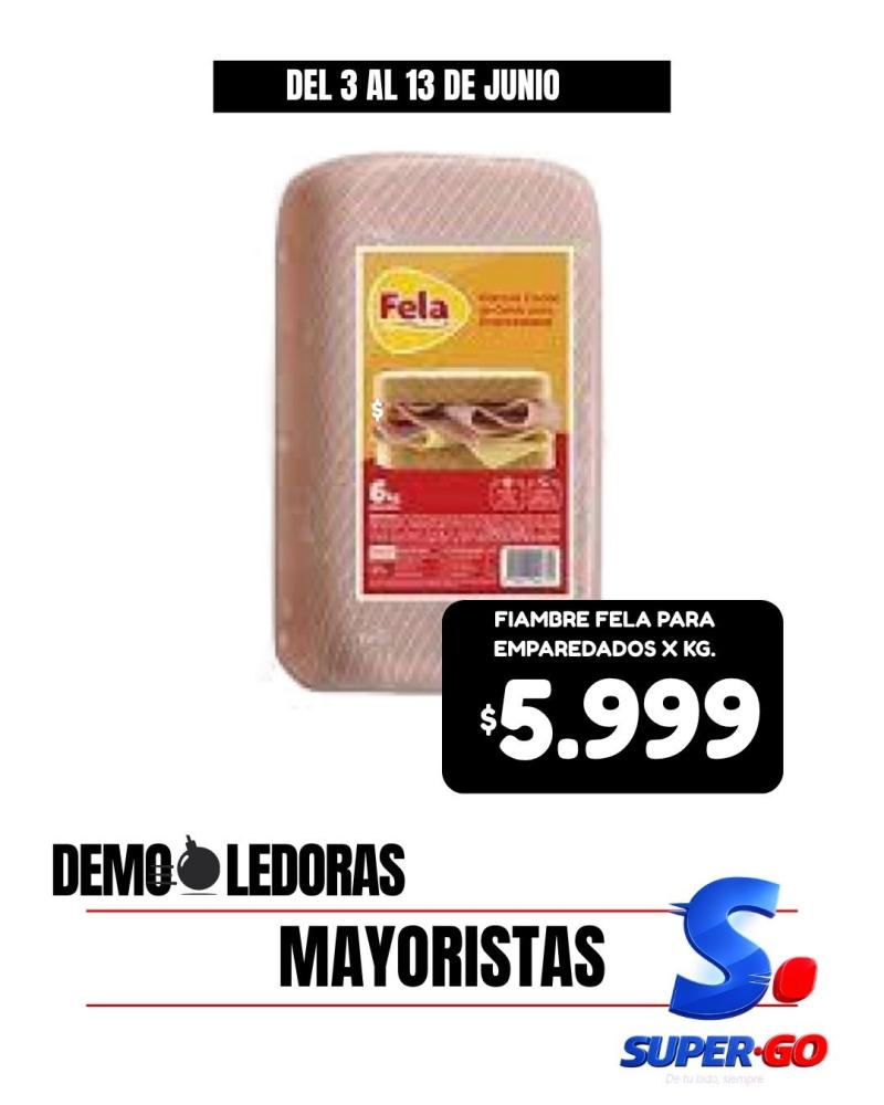 FIAMBRE FELA P/EMPAREDADO X KG.