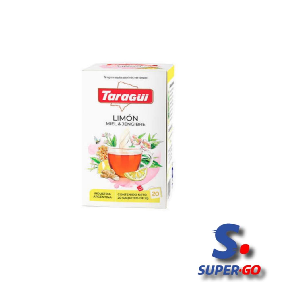 TE TARAGUI LIMON-MIEL-JENGIBRE X 20 SAQ.