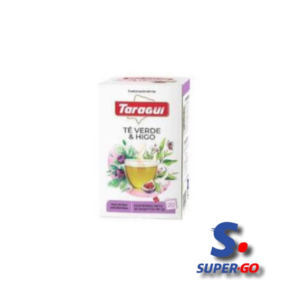TE TARAGUI VERDE HIGO X 20 SAQ.