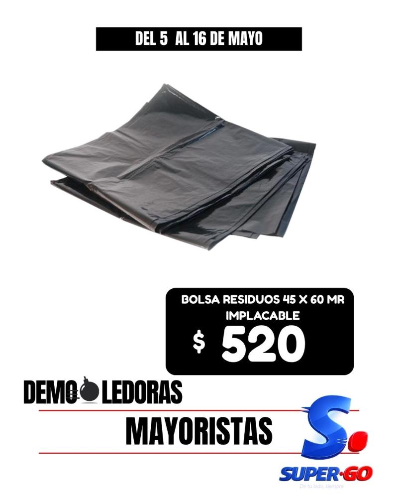 BOLSAS MR.IMPLACABLE CONSORCIO 60 X 45 X 10 UNID.