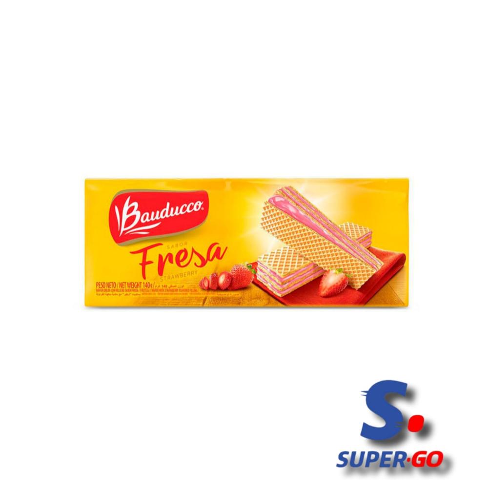 OBLEA BAUDUCCO FRUTILLA X 140G.