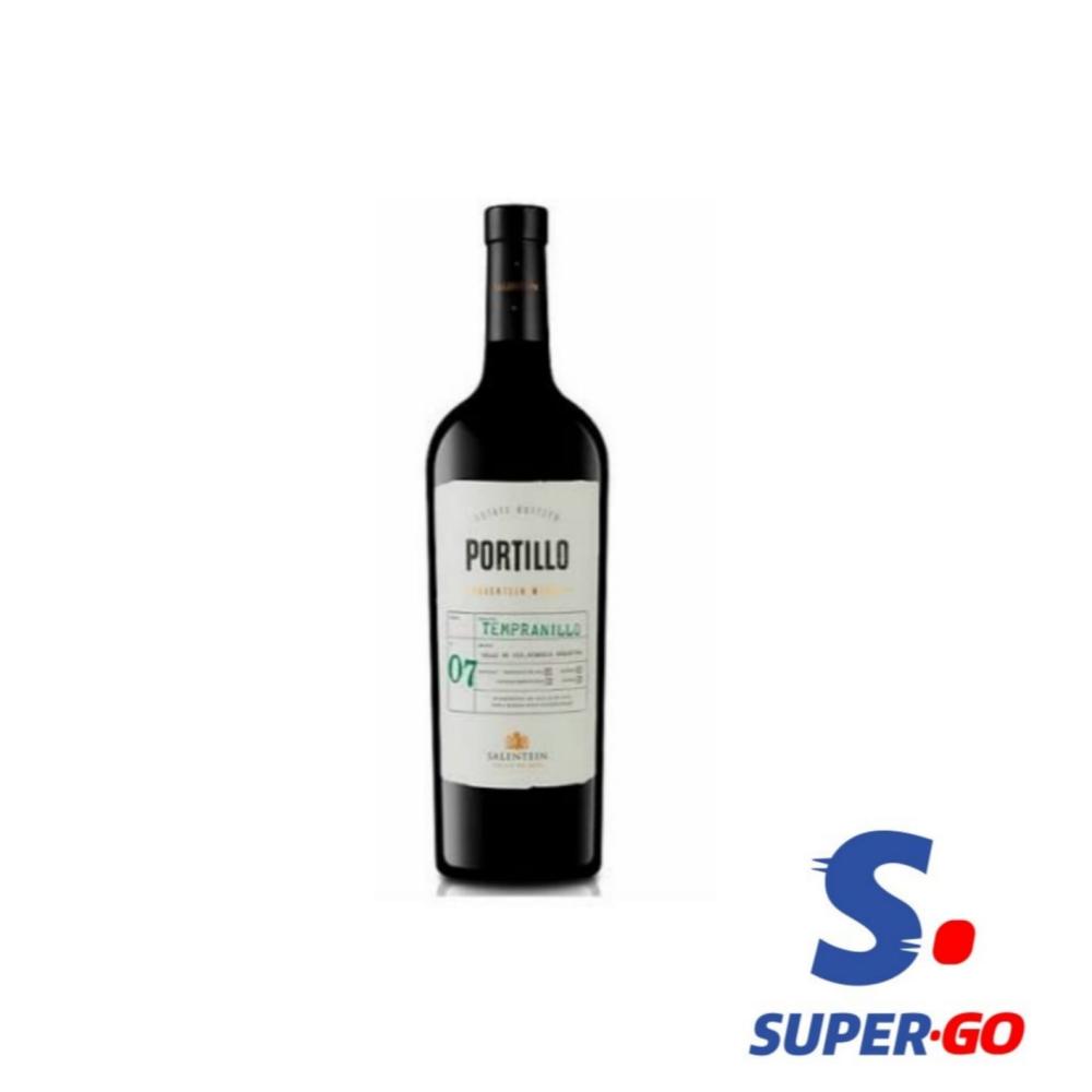 VINO EL PORTILLO TEMPRANILLO X 750ML.