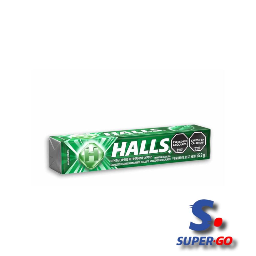 CARAM.HALLS MENTA 12 X 28G.