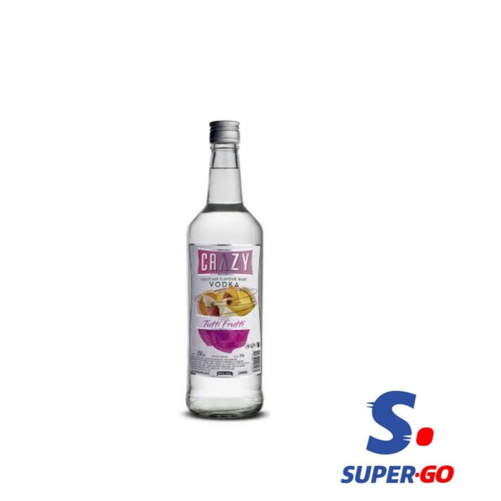 VODKA CRAZY TUTTI FRUTTI X 750ML.