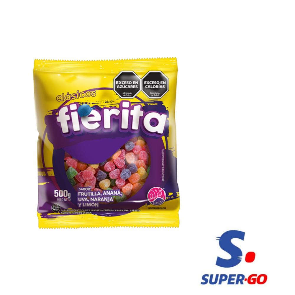 GOMITAS FIERITA CLASICAS SURTIDAS X 500G.