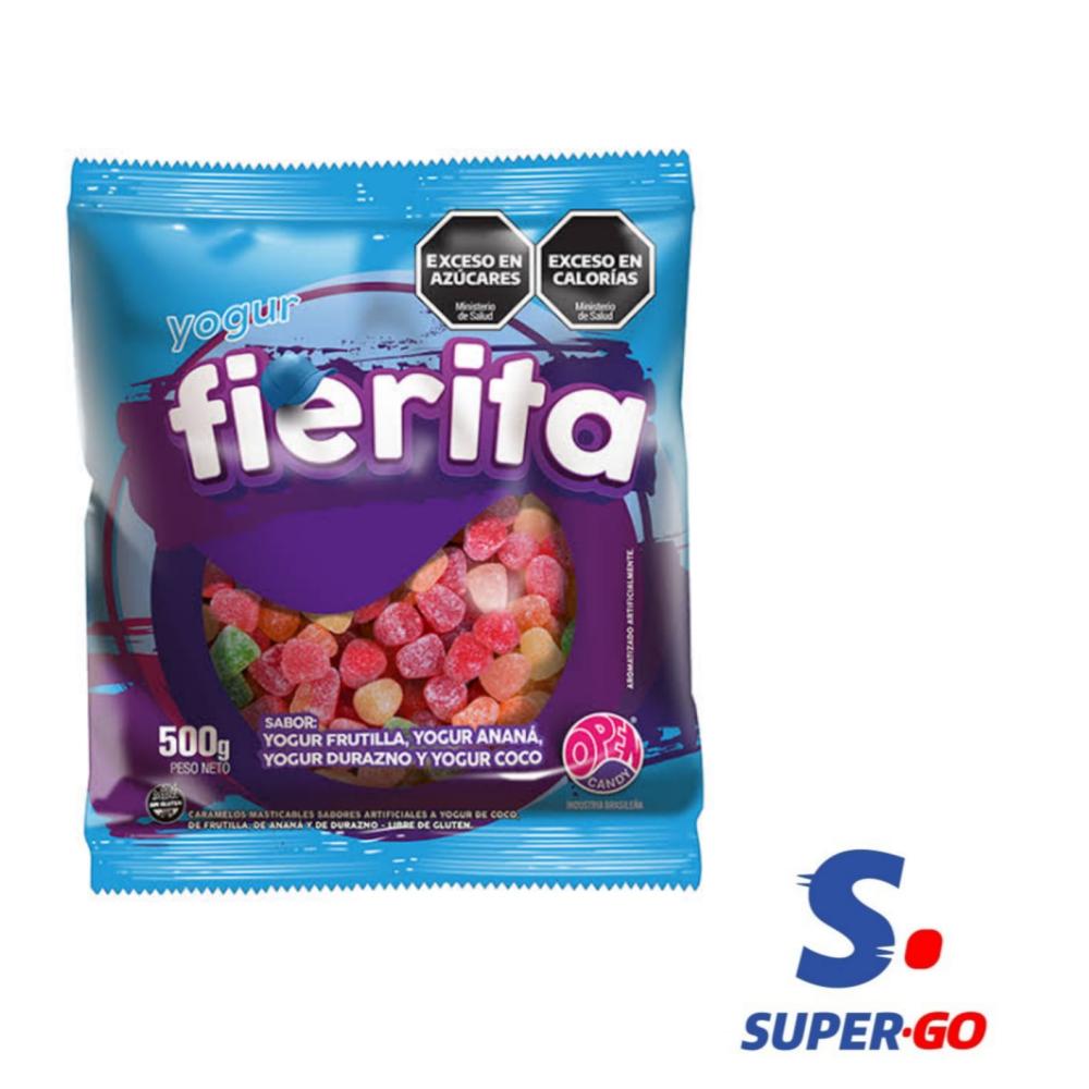 GOMITAS FIERITA YOGUR SURTIDAS X 500G.