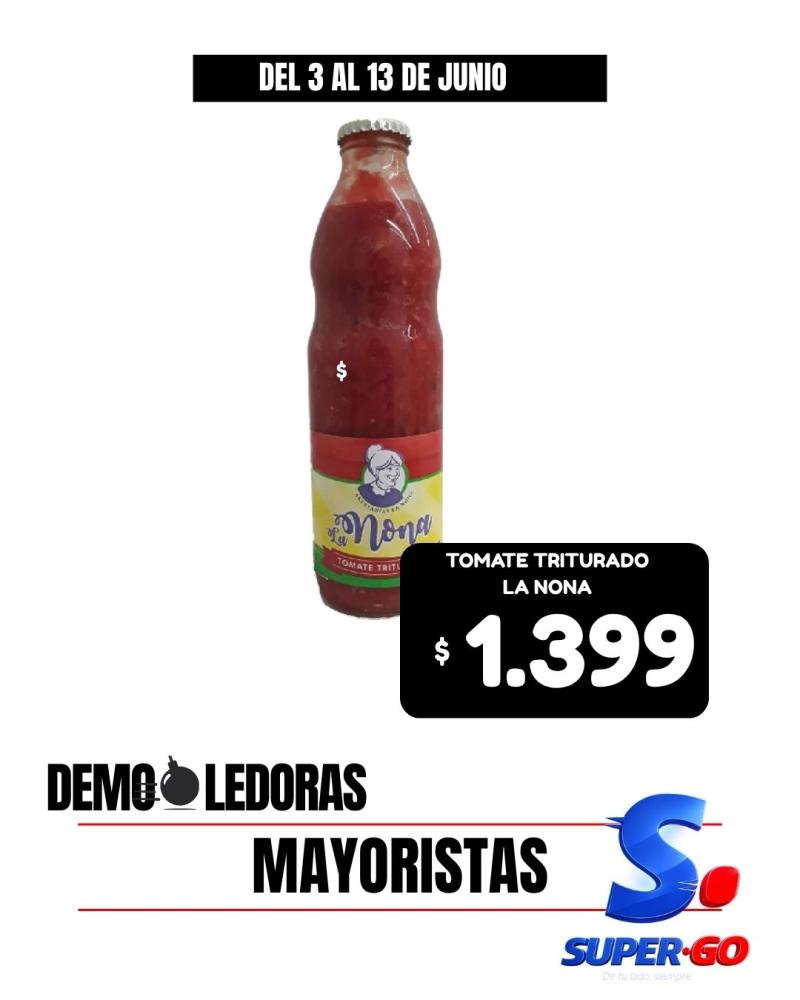 PURE DE TOMATE TRITURADO LA NONA X950G