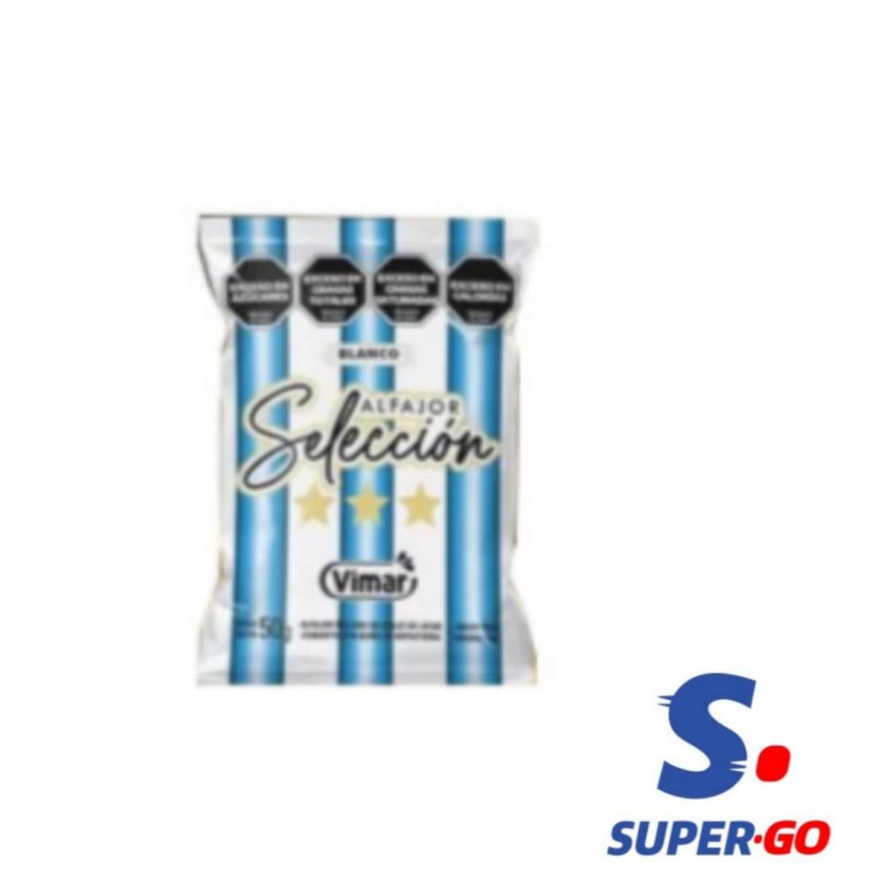 ALFAJOR VIMAR SELECCION BLANCO X 50G.
