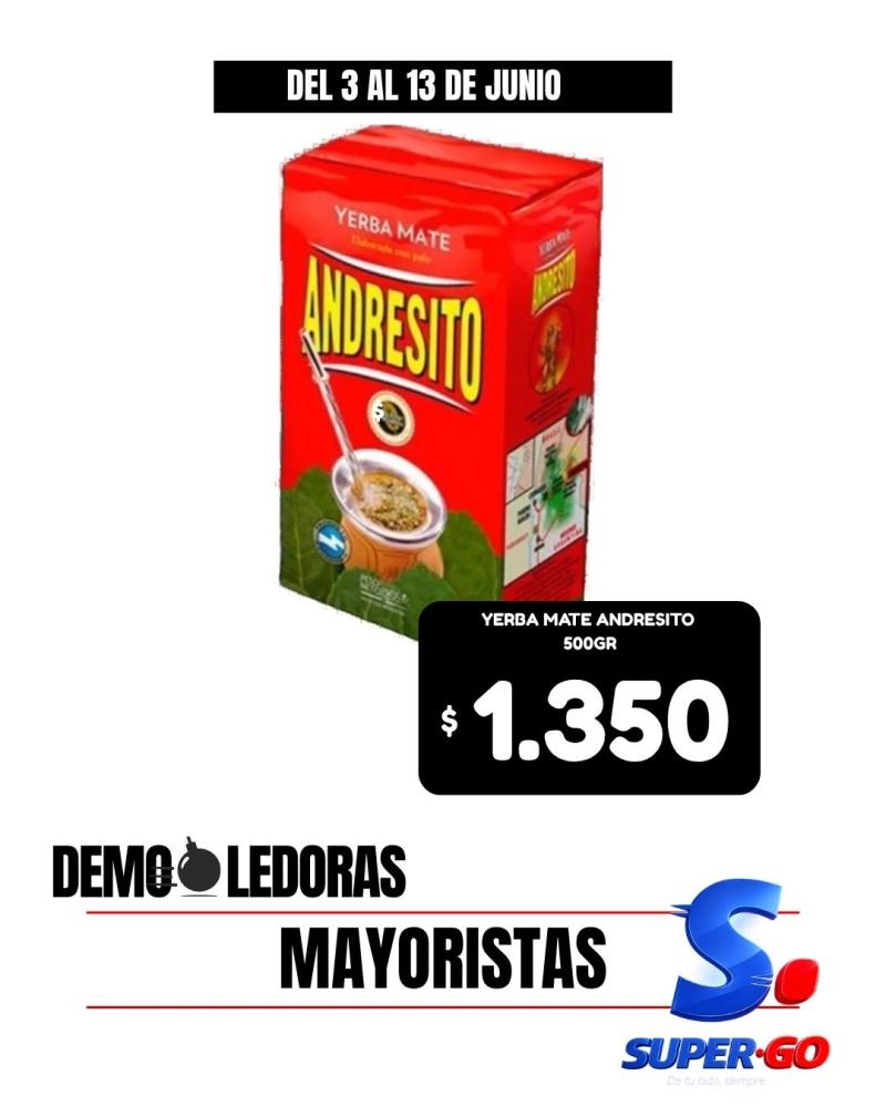 YERBA ANDRESITO TRADICIONAL X 500G