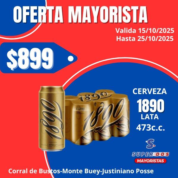 CERVEZA QUILMES 1890 X 473ML.