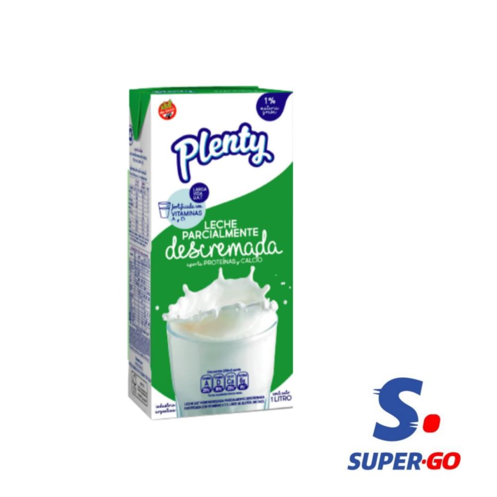 LECHE PLENTY DESCREMADA 1% X 1L.
