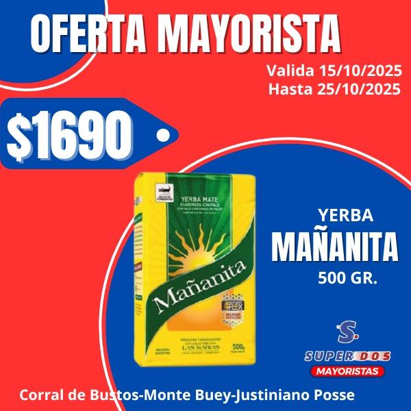 YERBA MA?ANITA X 500G.