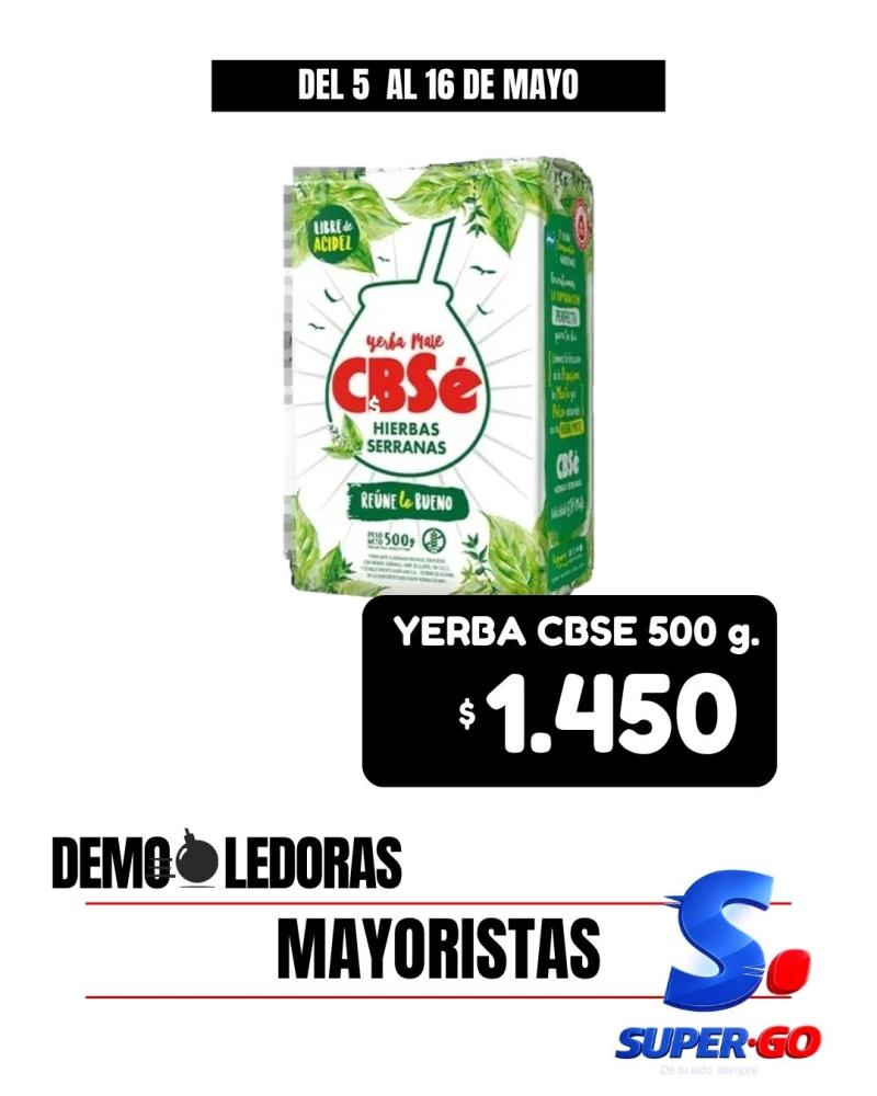 YERBA CBSE HIERBAS SERRANAS  X 500G.