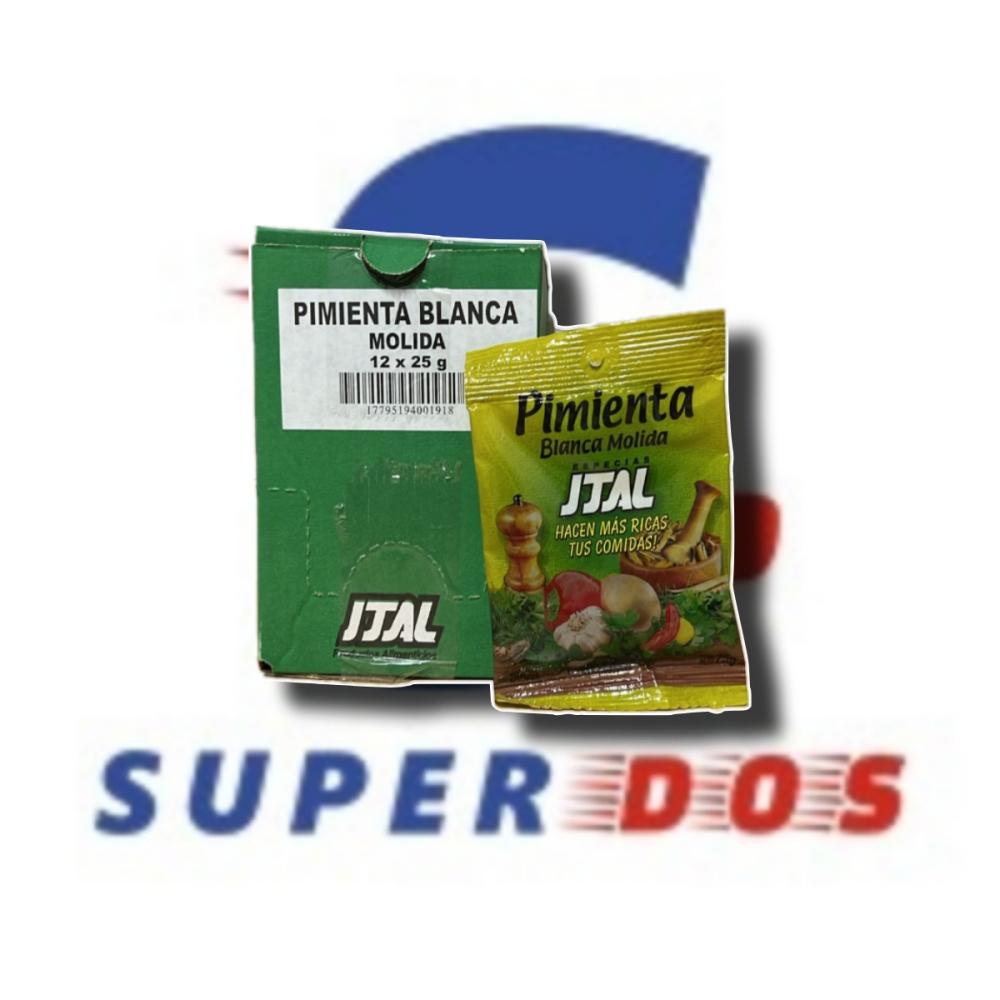 PIMIENTA ITAL BLANCA MOLIDA 12 X 25G.