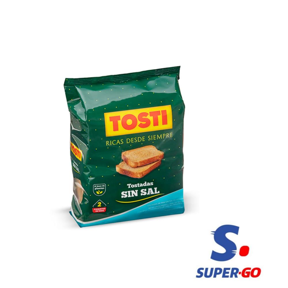 TOSTADAS TOSTI S/SAL X 200G.