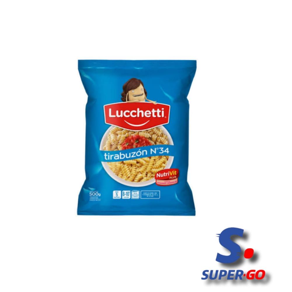 FIDEOS LUCCHETTI TIRABUZON N?34 X 500G.