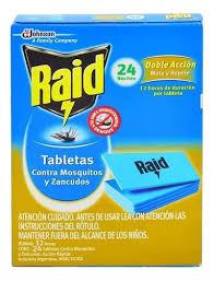 TABLETA RAID REP. X 24 UNID.