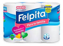PAPEL HIGIENCO FELPITA BLANCO 6 X 30 MTS.