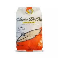 ARROZ VINCHA DE ORO L.FINO X 1KG.