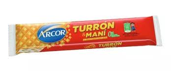 TURRON ARCOR MANI X 25G.
