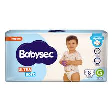 PA?AL BABYSEC ULTRASOFT G X 8 UNID.