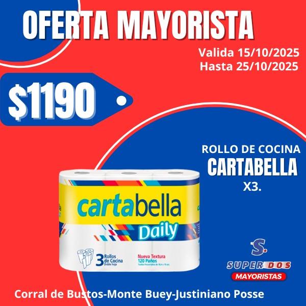 ROLLO COCINA CARTABELLA DAILY X 40 PA?OS