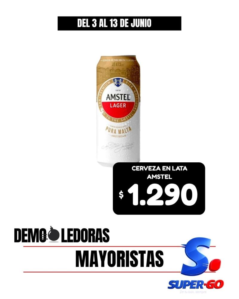 CERVEZA AMSTEL LATA X 473ML.