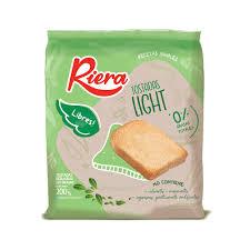TOSTADAS RIERA LIGHT LIBRES X 200G.