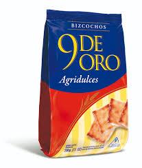 BIZCOCHOS 9 DE ORO AGRIDULCE X 200G