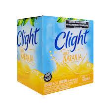 JUGO CLIGHT EN POLVO NARANJA X 20 S.