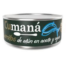 LOMITO DE ATUN CUMANA ACEITE X 170G.