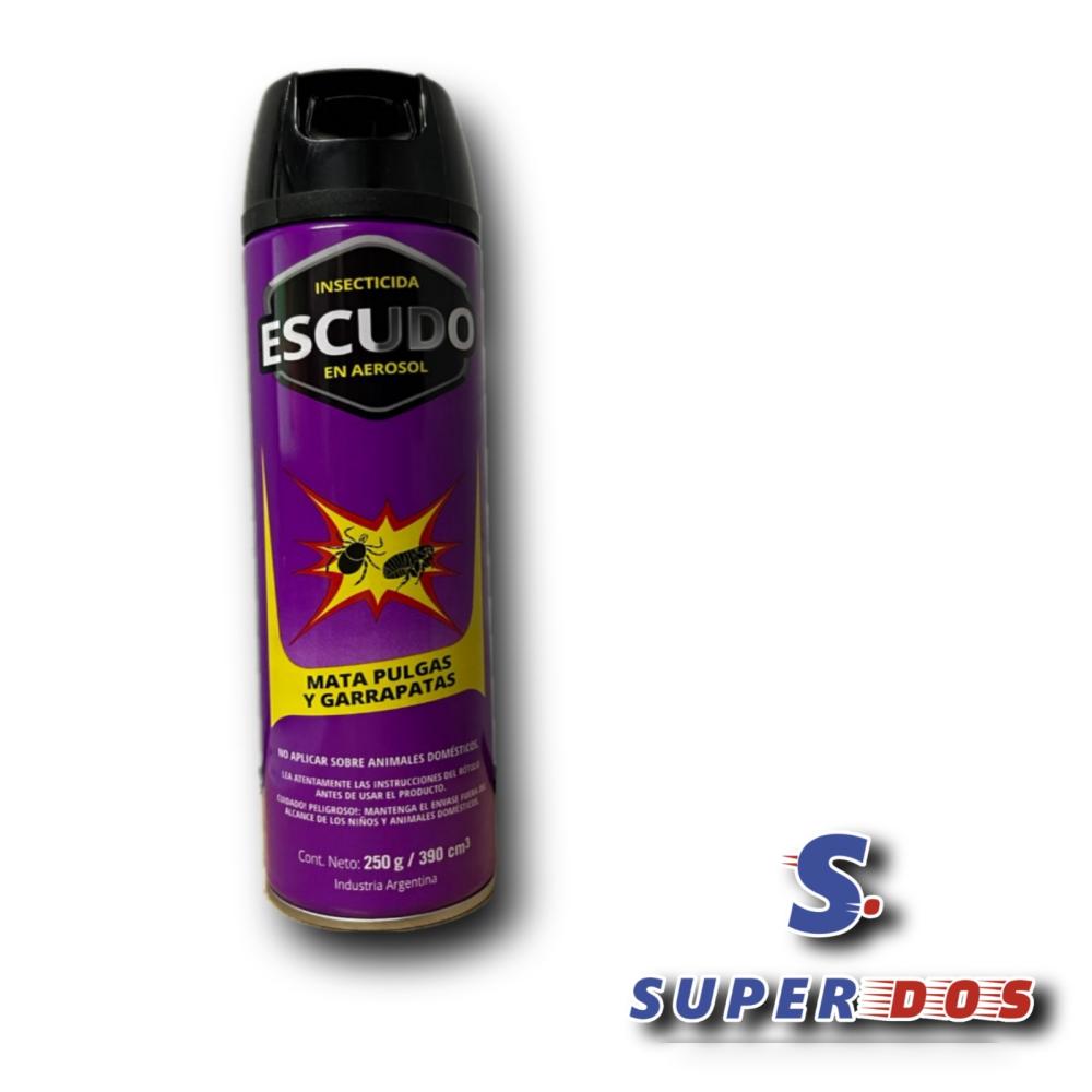 INSECTICIDA ESCUDO PULGAS/GARRAP. X 360CC.