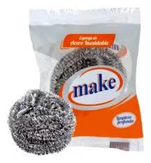 ESPONJA DE ACERO MAKE X 12G.