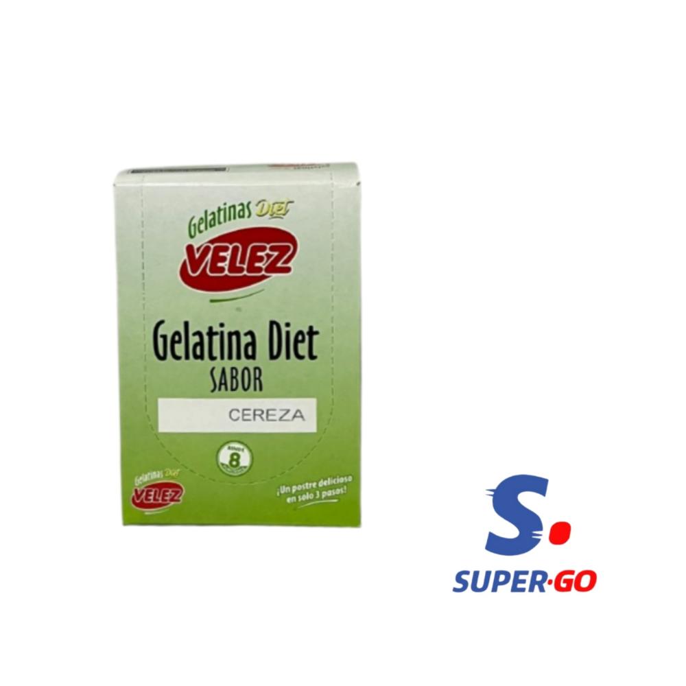 GELATINA VELEZ LIGHT CEREZA X 25G.