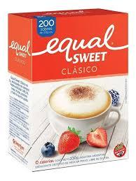 ENDULZ. EQUALSWEET CLASICO X 100 SOB.