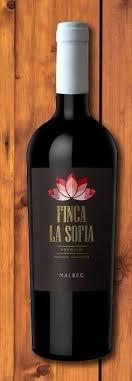 VINO FINCA LA SOFIA MALBEC X 750ML.