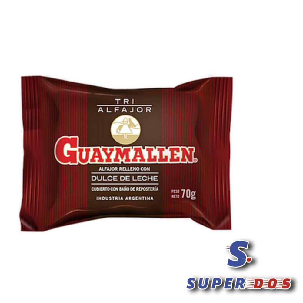 ALFAJOR GUAYMALLEN CHOCOLATE X 70G.