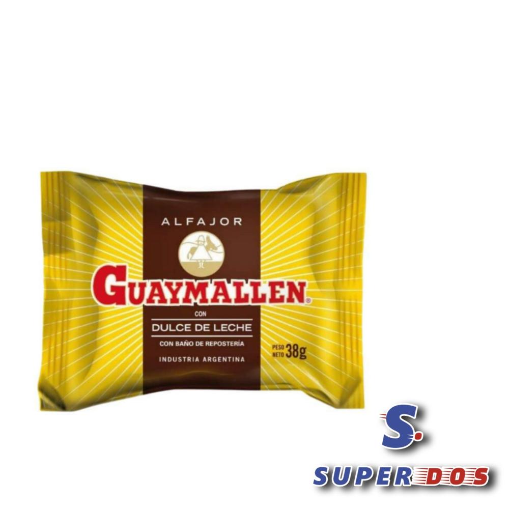ALFAJOR GUAYMALLEN CHOCOLATE X 38G.