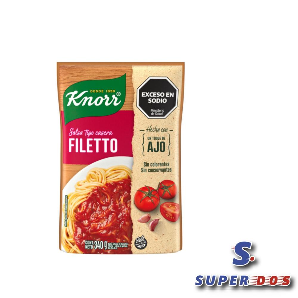 SALSA KNORR FILETTO X 340G.
