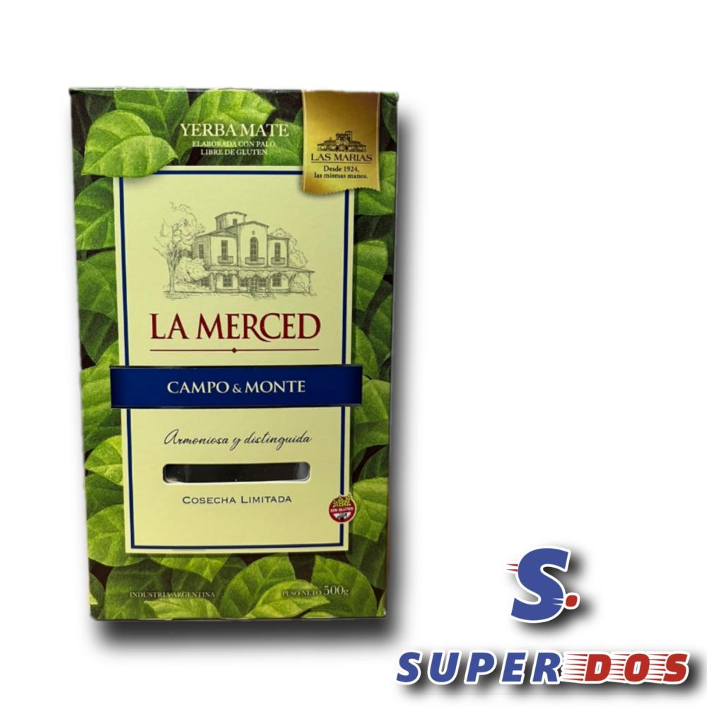 YERBA LA MERCED CAMPO Y MONTE X 500G.