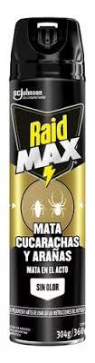 RAID MAX MATA CUCARACHA Y ARA?AS SIN OLOR X 360CC.