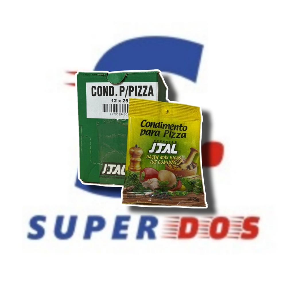 CONDIMENTO ITAL P/PIZZA 12 X 25G.