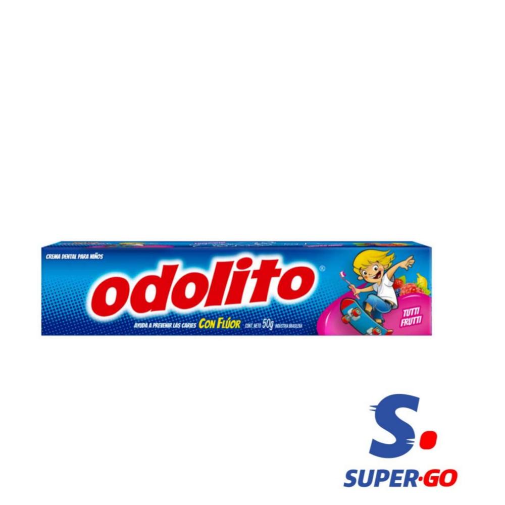 CREMA DENTAL ODOLITO TUTTI FRUTTI C/FLUOR X 50G.