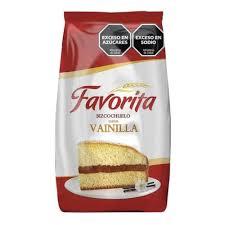 BIZCOCHUELO FAVORITA VAINILLA X 450G.