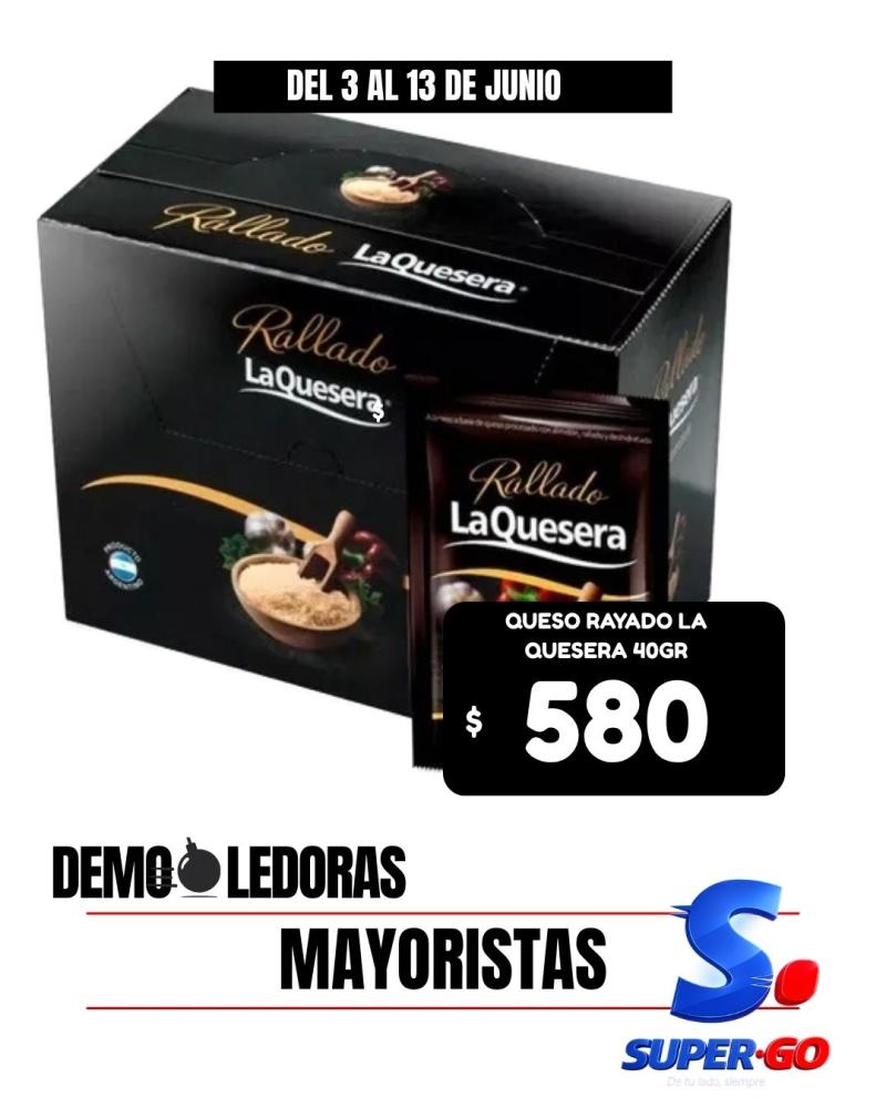 QUESO LA QUESERA RALLADO X 40G.